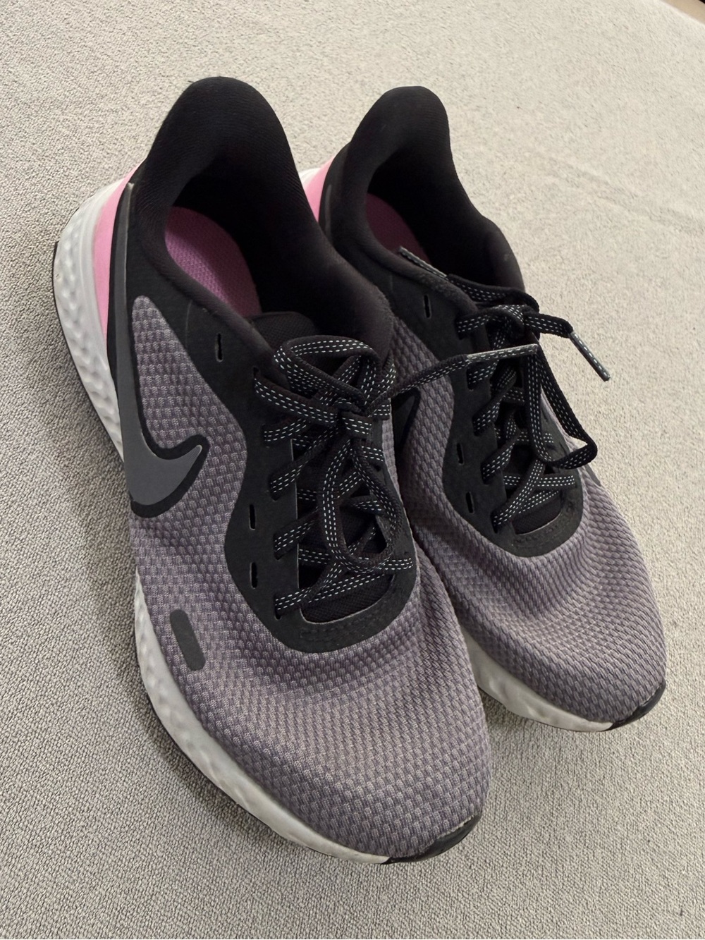 Nike Women’s Running Sneakers - Black, grey and Pink